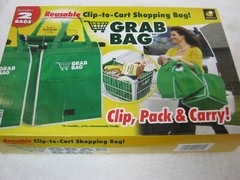 New In Box, Reusable Clip To Cart Shopping Bag, Must See