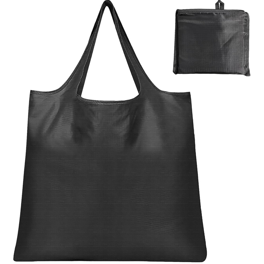 Large Nylon Foldable Shopping Bag Reusable Waterproof Tote Carrying 50 lb