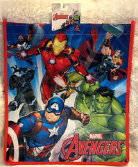 Marvel Avengers Reusable Tote Bag Hulk Iron Man Captain America Large NWT