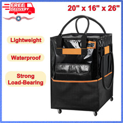 Large 130L Reusable Grocery Bag on Wheels – Lightweight, Durable Adjustable Tote