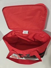 Trader Joe’s Mini Insulated Cooler Red Tote Lunch Bag Holds Up To 1.5 Gallons