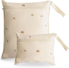 Set of 2 Wet Bags | Large & Small Storage | Zippered Pockets