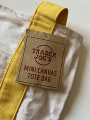 Trader Joe’s Mini Canvas Tote Bag Bundle (Size: 13x11x6)