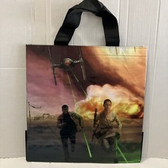 Tesco Star Wars The Force Awakens Tote Bag Rey Finn R2D2 C-3PO BB8 Jakku New
