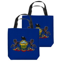 Pennsylvania Flag Tote Bag – 3 Sizes
