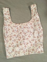 Cat Theme Fabric Bag, Reusable Handmade 2-handle tote, ￼￼washable, double stitch