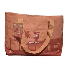 Trader Joe’s Large Insulated Cooler Bag – Lot of 4 – Peach Blue Purple Green