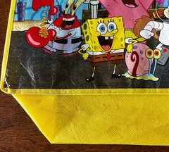 NICKELODEON SPONGEBOB SQUAREPANTS REUSABLE TOTE BAG NEW