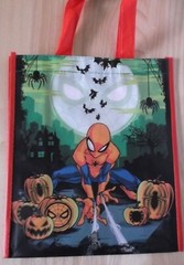 MARVEL SPIDER-MAN REUSEABLE TOTE GROCERY BAGS (2) – HALLOWEEN – NWT