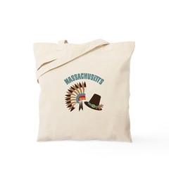 CafePress Massachusetts Tote Bag Natural Canvas Bag, Small, Khaki