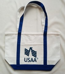 Air Force Academy Cadet Heavy Duty Canvas Tote Bag USAA Proud Parent 13″x13″x7″