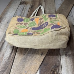 Trader Joe’s Jute Burlap Reusable Shopping Grocery Tote Bag