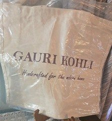 Gauri Kohli Va is Tote Bag New About 16×14 Inches Ivory