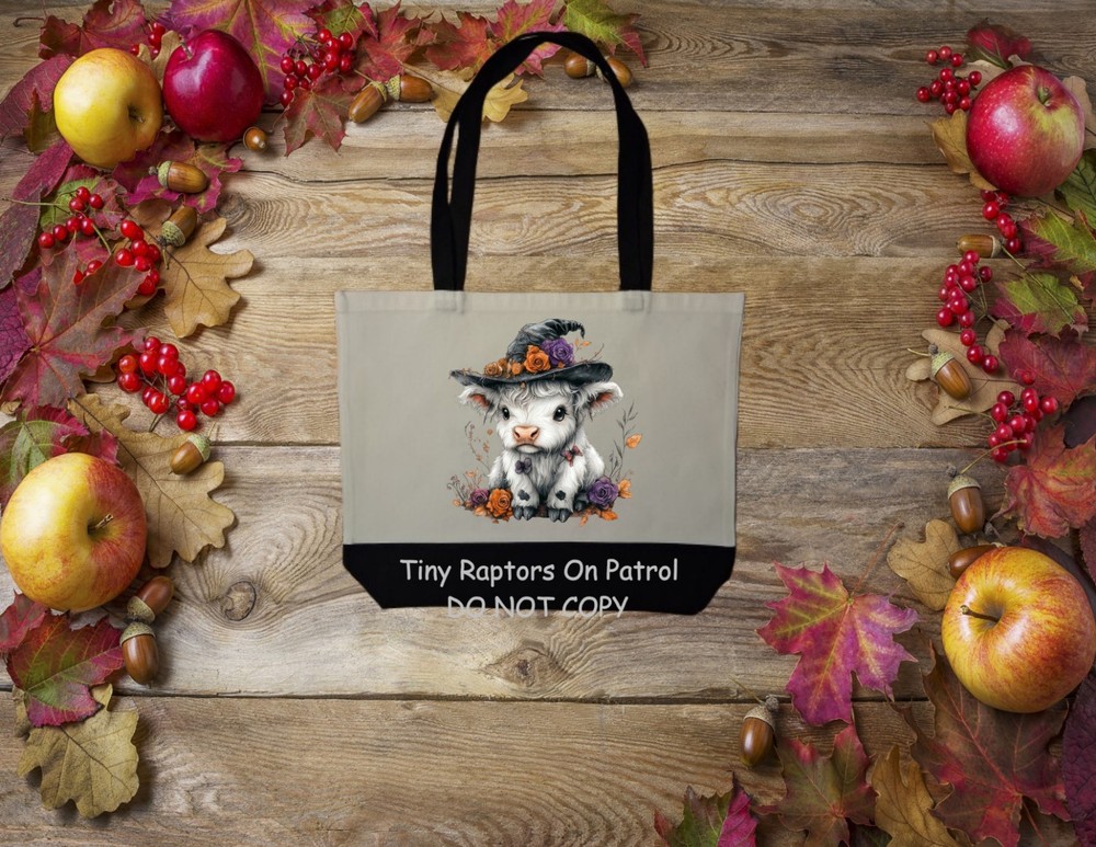 Halloween Cows~ Canvas Tote Bag~FREE shipping~shopping~CHOICE~Reusable~Gift~ USA