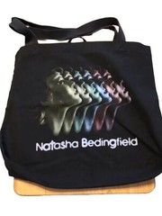 New Natasha Bedingfield Black Canvas Tote Two Strap 2008 Tour