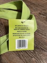 Trader Joe’s Mini Halloween Canvas Tote Bag Multi-color Neon