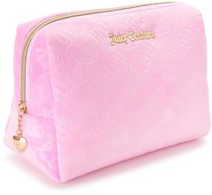 Juicy Couture Pink Makeup Bag Cosmetics Organizer Travel One Size,