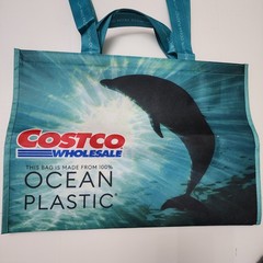 Costco UK Europe Ocean Dolphin Tote Bag Blue Sea Life New Shopper