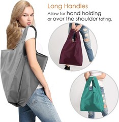 Sturdy Polyester Shopping Bags Bulk Pack – Reinforced Seams