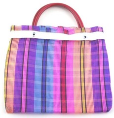 36 Pcs Small Mexican Tote Mercado Bags 7.5 inch by 7.5 inch, Assorted Colors …