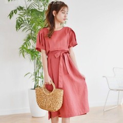 Lady Wicker Handbag Bags Totes Beach Straw Woven Summer Rattan Basket Retro