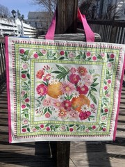 REUSABLE SHOPPING TRAVEL TOTE BAG FLORAL🦋 ECO FRIENDLY 🌸NEW