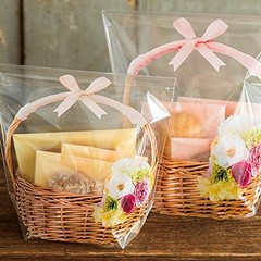 HEADS PPF-OSB3 Made in Japan Gift Wrapping Bags W150 x D70 x H220mm Natural 50