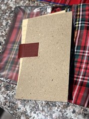 Vintage Memo Shopper Cloth Shopping Bag List Tablet Case Plaid Convenient Nylon