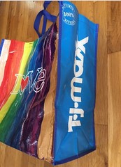 LOVE Rainbow 🌈Reusable Shopping Bag~EcoTote TJ Maxx Colorful NWT