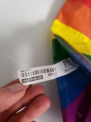 IKEA STORSTOMMA Small Reusable Rainbow Bag 404.848.35