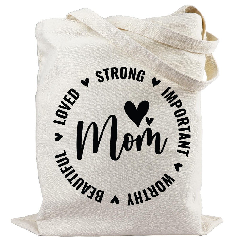 Mom Tote Bag with Inner Zipper – & Everyday Mom Bag, Postpartum & Mothers Day…