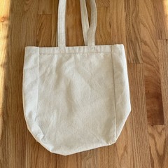 Chicago Canvas Tote Bag Reusable Eco-Friendly Beige Chicago Flag Shopping Bag