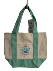 Trader Joe’s Mini Pastel Canvas Tote Bag Spring Summer New Tote