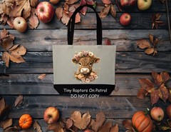 Highland Cow~ Canvas Tote Bag~FREE shipping~shopping~CHOICE~Reusable~Gift~USA