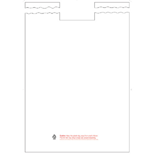 Unistar Plastic Shopping Bag, 12″ x 7″ x 23″, 1.2 mil, White | 500/Case