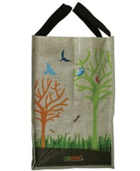 EcoJeannie Super Strong Laminated Mini Woven Reusable Shopping Tote Bag