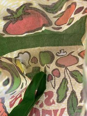TRADER JOE’S Reusable Canvas USA Shopping Grocery Tote Bag Fruit Vegetable LOGO