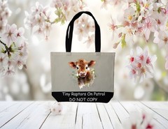 Highland Cow~ Canvas Tote Bag~FREE shipping~shopping~CHOICE~Reusable~Gift~USA