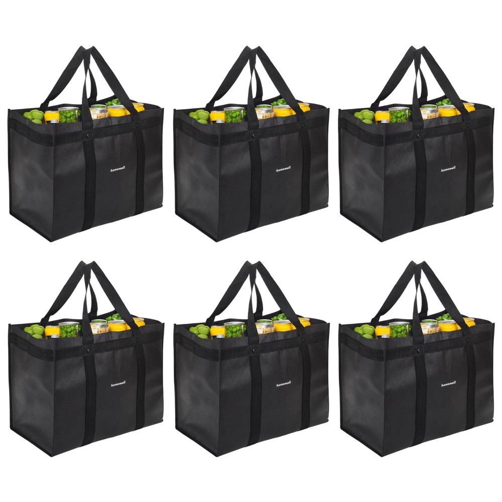 Homemell Heavy Duty Reusable Grocery Bags, Large Collapsible Tote Bag Holds 1…