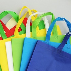 Non-Woven Horizontal Plain Tote Bag – Eco-Friendly Reusable Shopping Bag