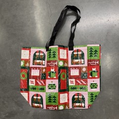 Set of 2 IKEA Vinterfint Christmas Medium Tote Reuseable Shopping Bag 36L 10 Gal