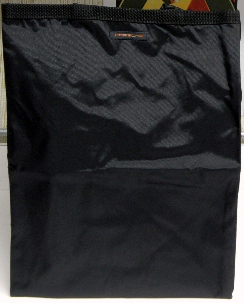 Porsche 31585 Go Green Grocery Black Bag 9″ x 12″ x 15″