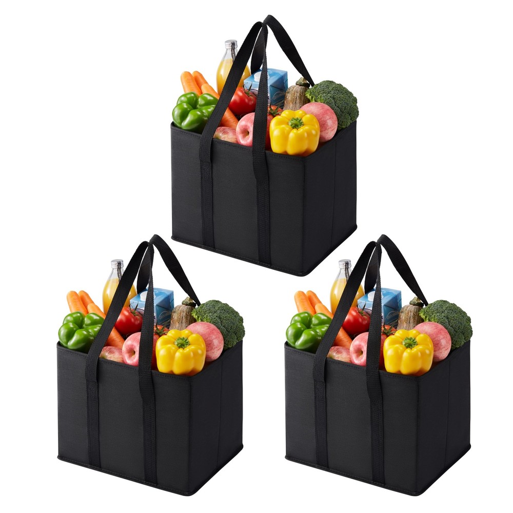 3 Pack Reusable Grocery Bags, Shopping Bags for groceries, Utility Tote with …