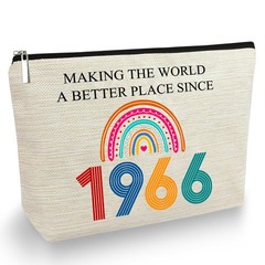TOBYOVU 60th Birthday Makeup Bag – Womens Gifts One Size,
