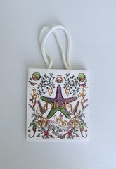 Christian Dior Gift Bag Starfish Coral Print Rare Boutique Shopping Tote New