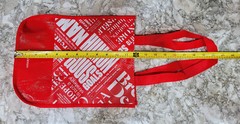 Lululemon Red White Small Reusable Shopping Logo Gift Bag Gift Tote – EUC