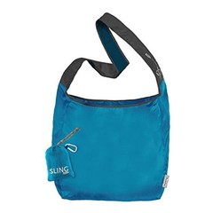 rePETe Crossbody Sling with Carabiner Clip | Recycled One Size Ocean Blue