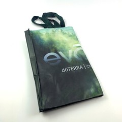 doTerra evolve Connection 2021 Reusable Shopping Bag Green Pine Trees 20 x 16″
