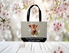 Highland Cow~ Canvas Tote Bag~FREE shipping~shopping~CHOICE~Reusable~Gift~USA