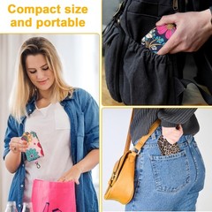 Reusable Shopping Bags Foldable Grocery Pocket Waterproof Travel 6 PCS